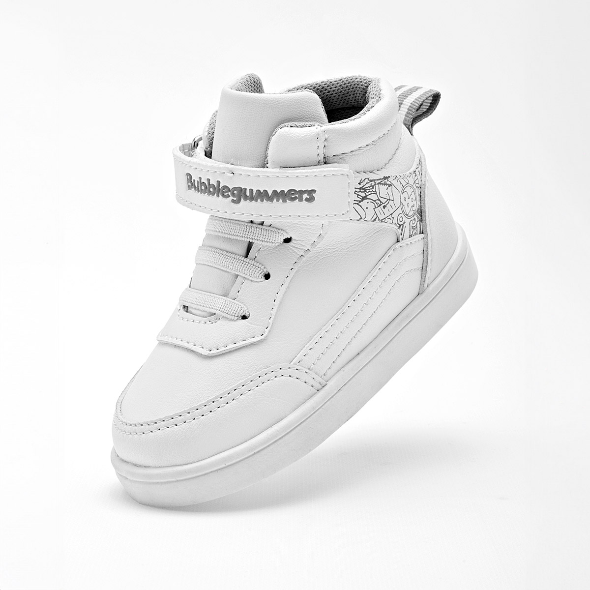 Foto 5 pulgar | Bubble Gummers Tenis Urbano Para Niño Blanco Gris