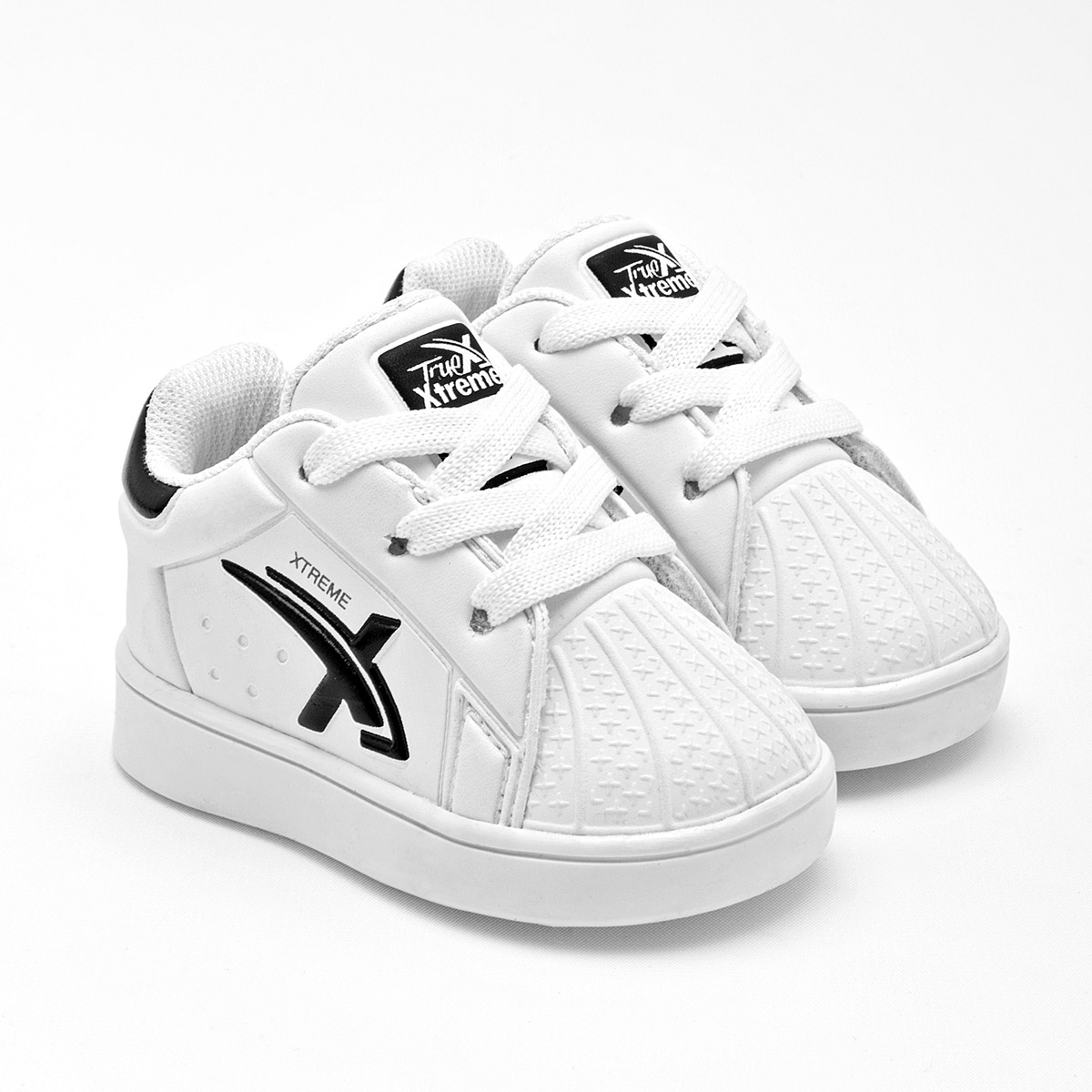 Foto 3 pulgar | True Extreme Tenis Para Bebé Niño Blanco Negro