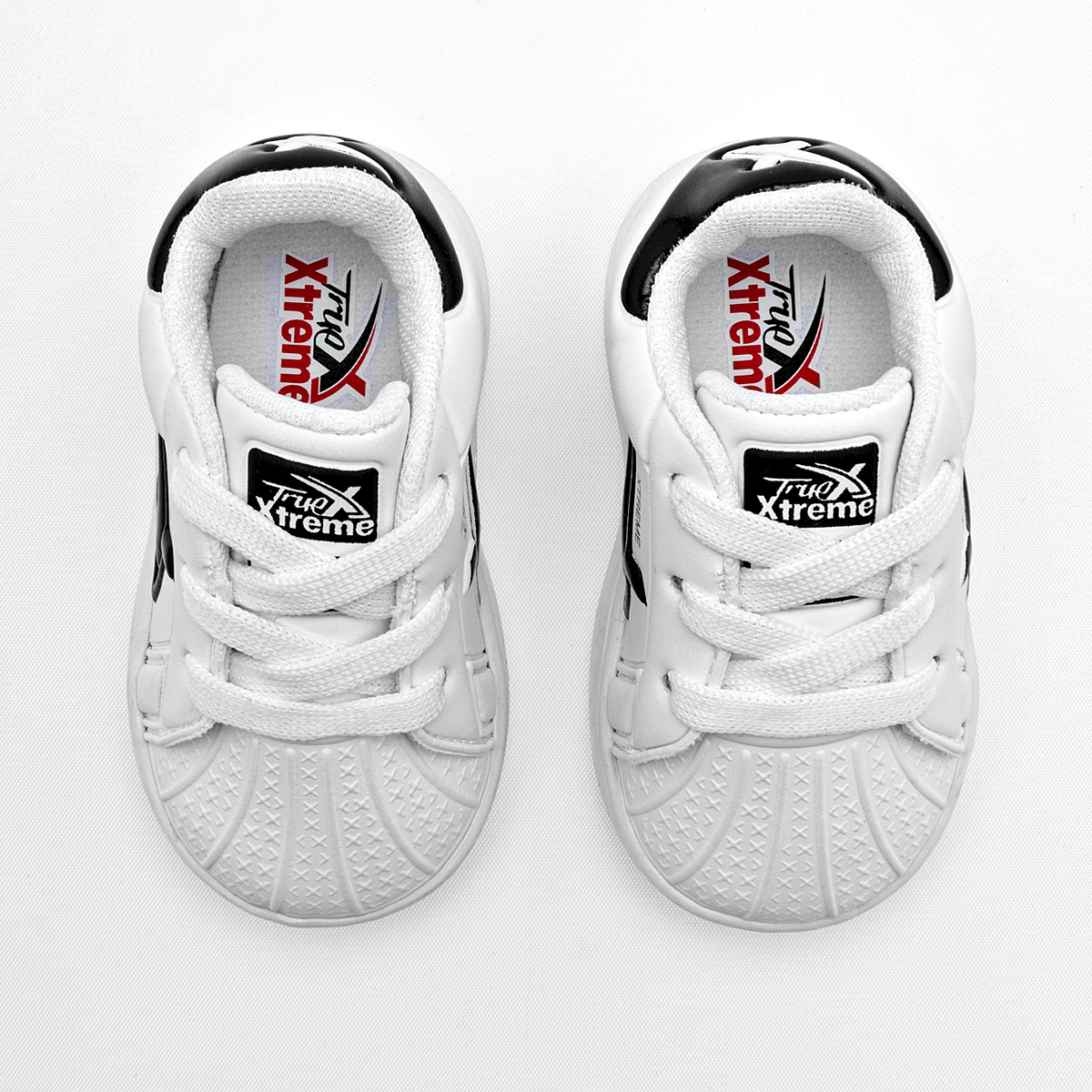 Foto 4 pulgar | True Extreme Tenis Para Bebé Niño Blanco Negro