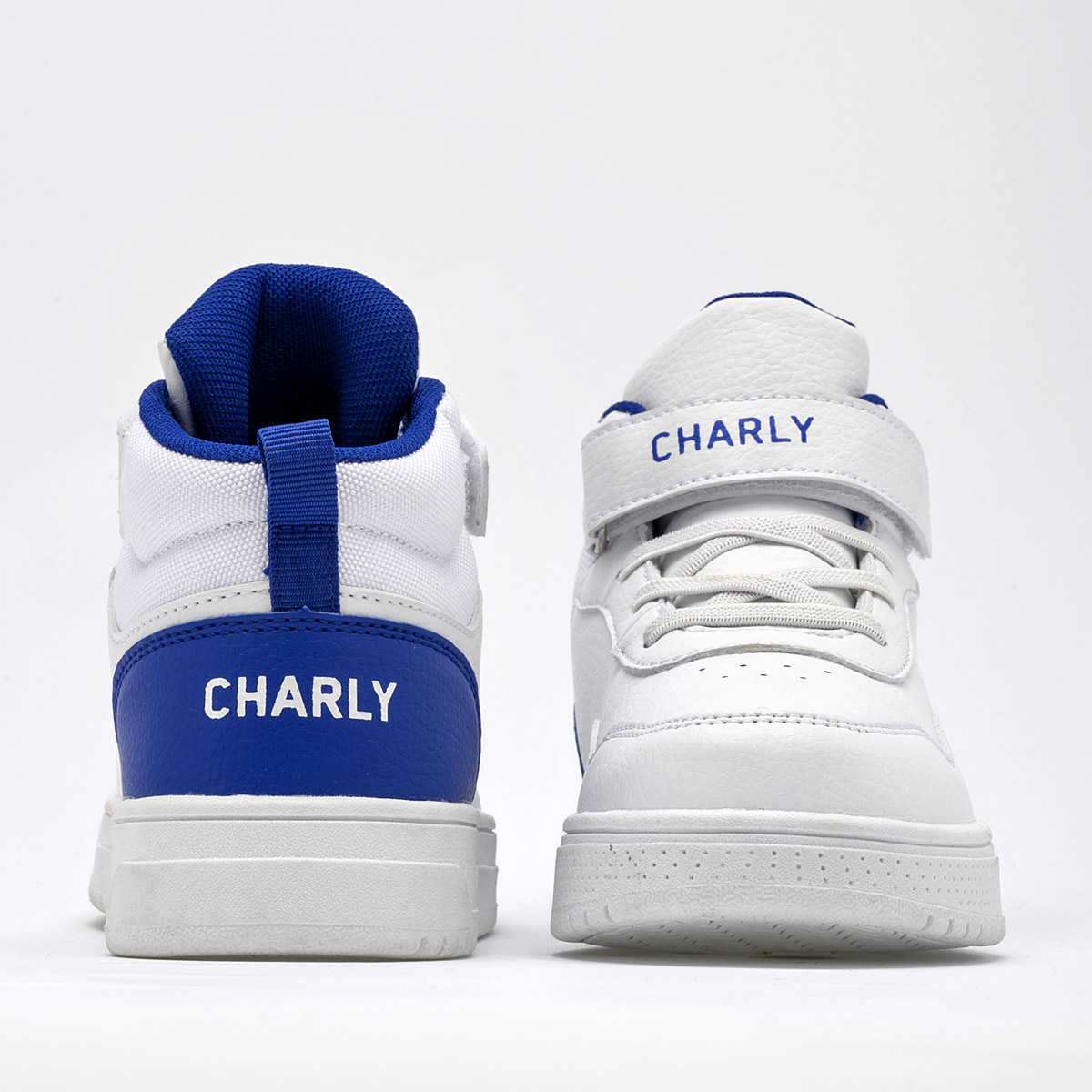 Foto 4 pulgar | Charly Tenis Urbano Para Niño Blanco Azul