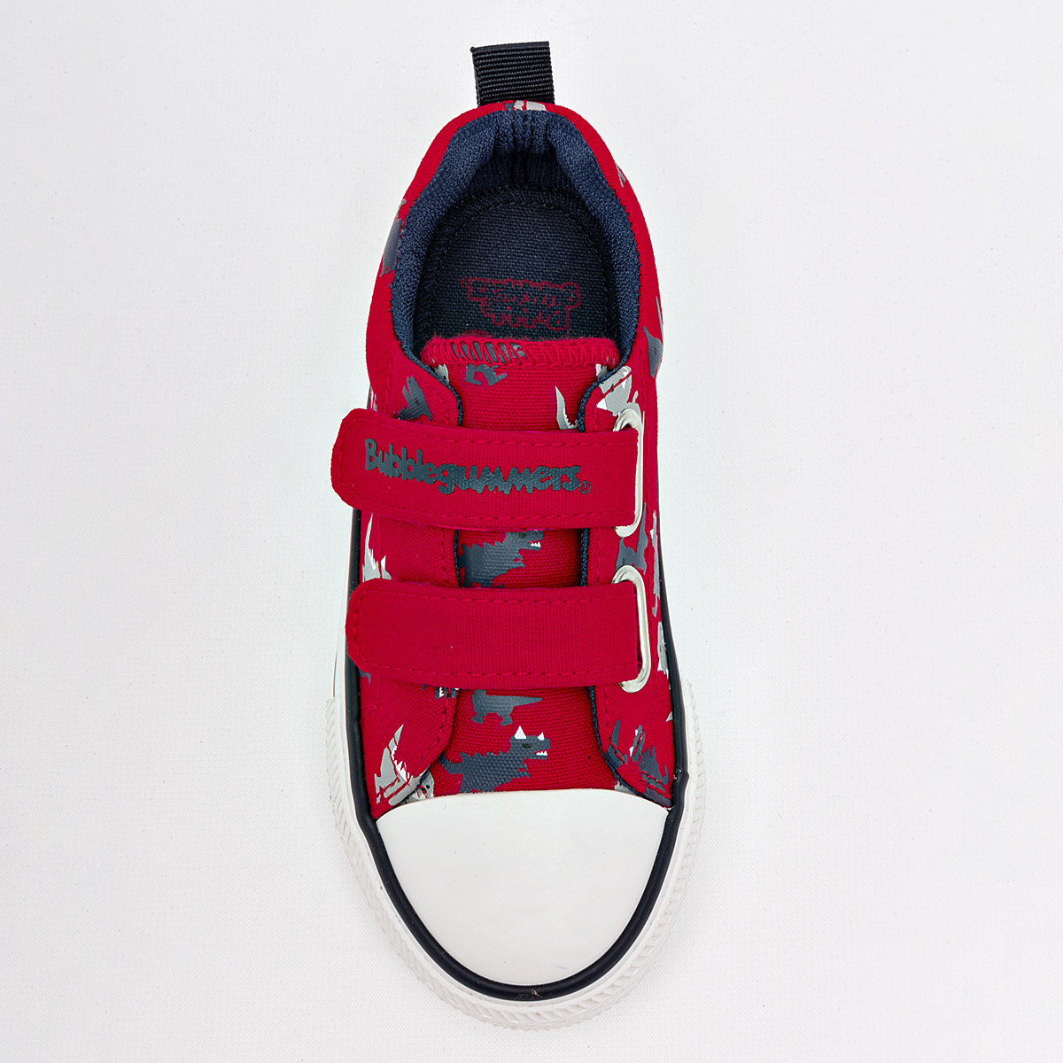 Foto 2 | Bubble Gummers Tenis Urbano Para Niño Rojo Marino Gris