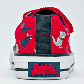 Foto 3 | Bubble Gummers Tenis Urbano Para Niño Rojo Marino Gris
