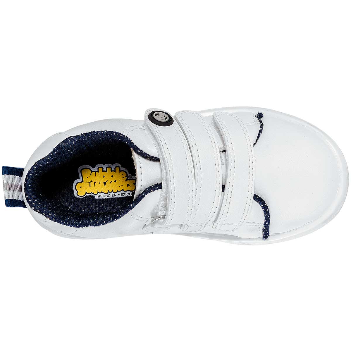 Foto 2 | Bubble Gummers Tenis Urbano Para Niño Blanco Marino