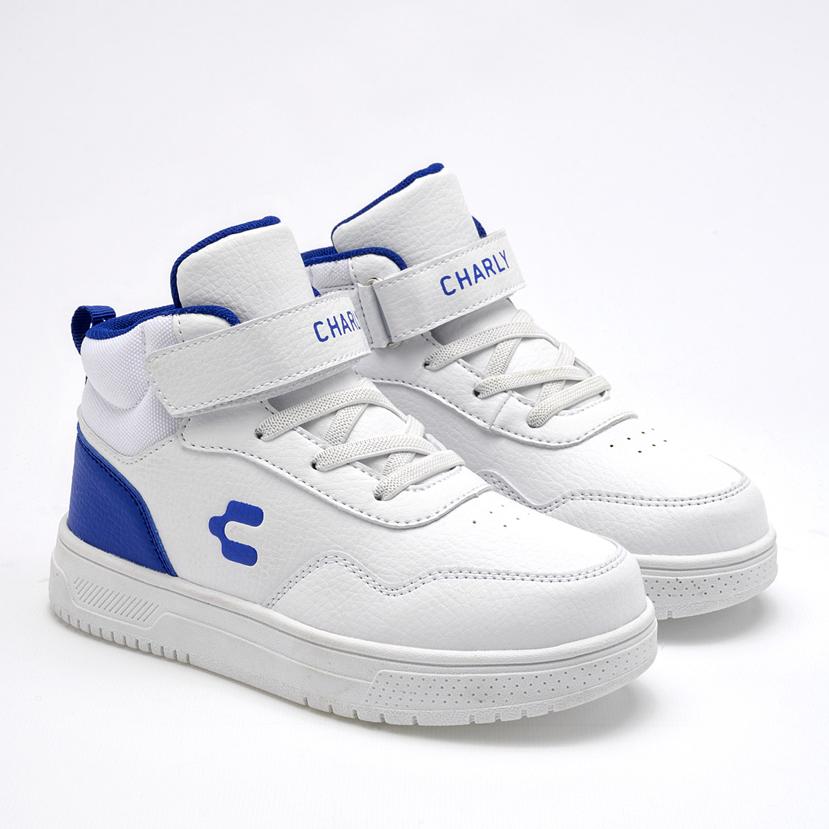 Foto 2 | Charly Tenis Urbano Para Niño Blanco Azul