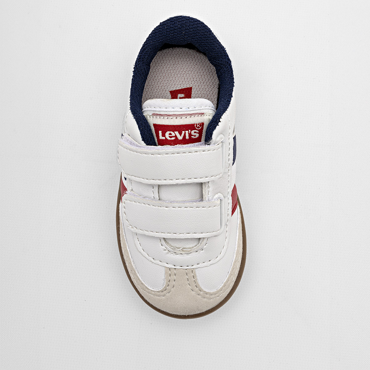 Foto 3 pulgar | Levi's Tenis Para Bebé Niño Blanco Multicolor