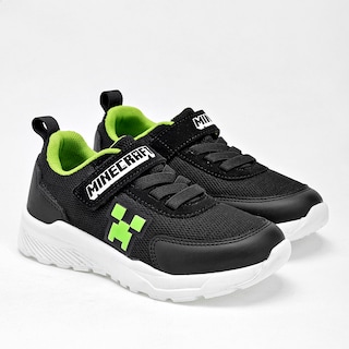 Foto 2 | Licencias Yuyin Tenis Urbano Para Niño Negro Verde Blanco, Agujeta Elastica