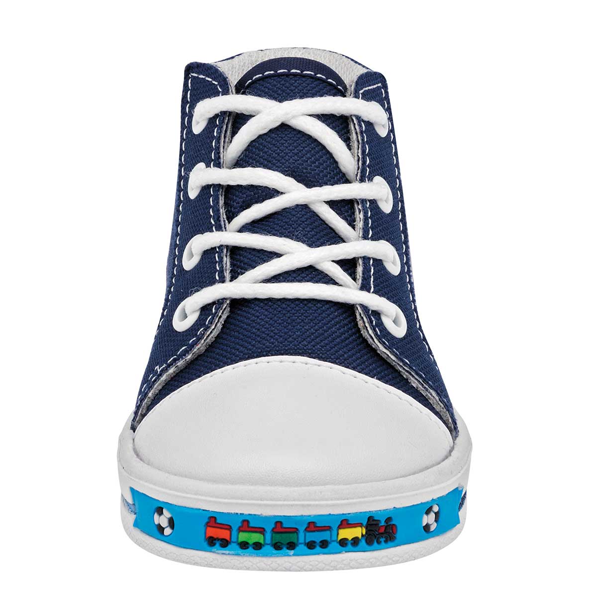 Foto 3 | Chaparrin Tenis Para Bebé Niño Marino Blanco