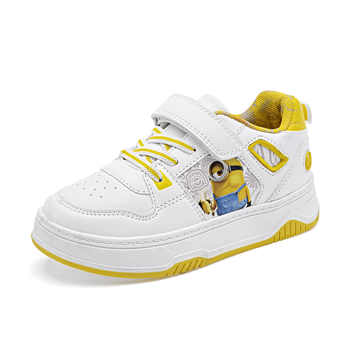 Bubble Gummers Tenis Urbano Para Niño Blanco Amarillo, Agujeta Elastica