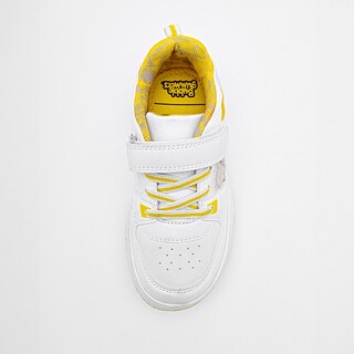 Foto 2 | Bubble Gummers Tenis Urbano Para Niño Blanco Amarillo, Agujeta Elastica