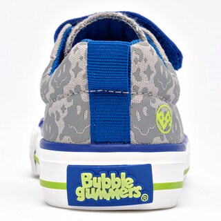 Foto 3 | Bubble Gummers Tenis Urbano Para Niño Gris Azul, Agujeta Elastica