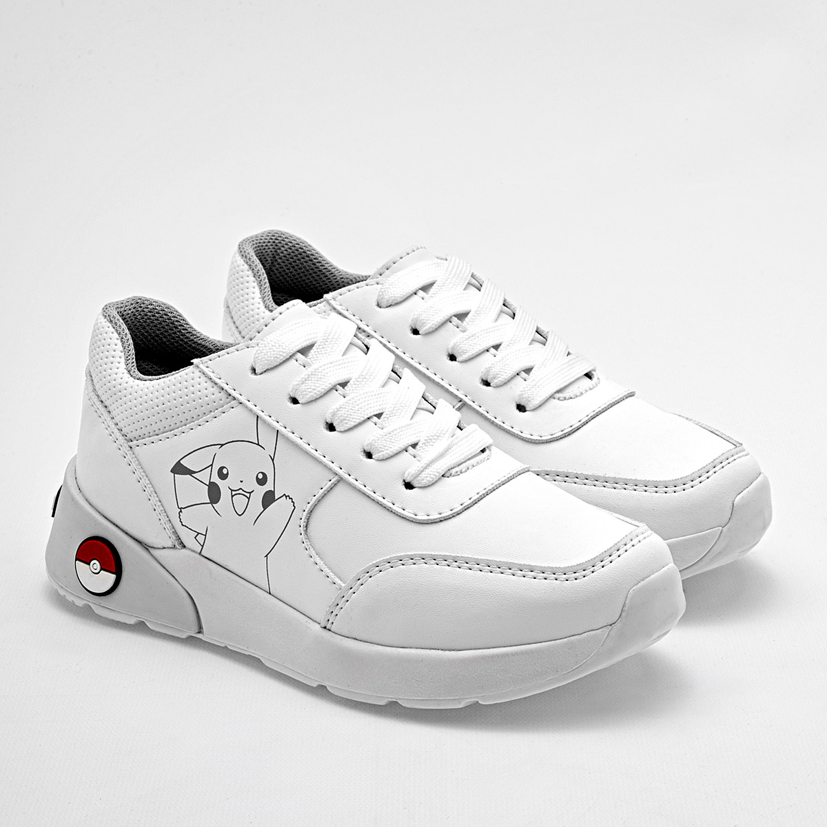 Foto 3 pulgar | Licencias Yuyin Tenis Urbano Para Niño Blanco Gris