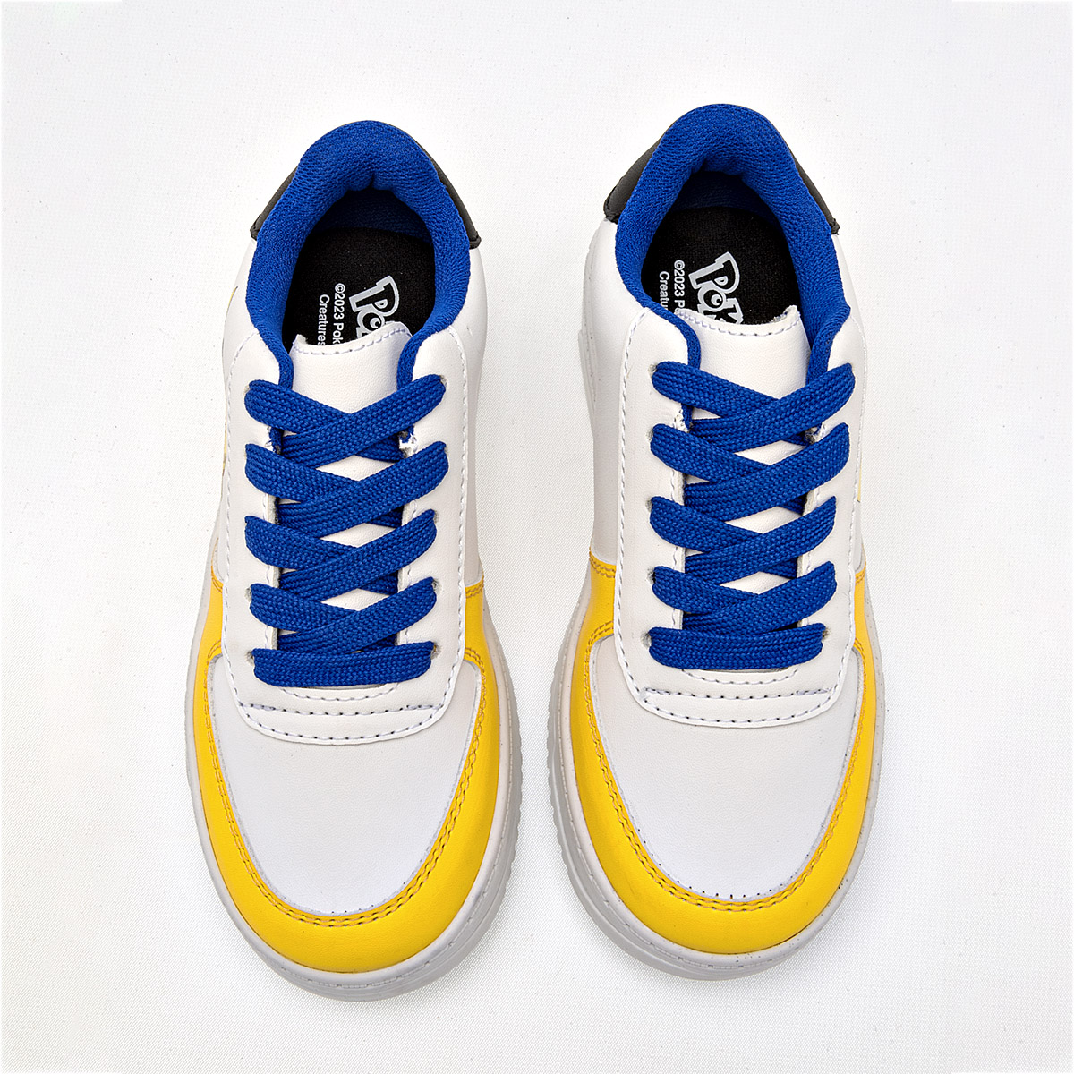 Foto 4 pulgar | Licencias Yuyin Tenis Urbano Para Niño Blanco Amarillo Negro