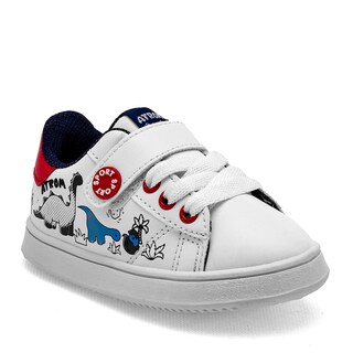 Foto 1 | Atrom Tenis Para Bebé Niño Blanco Rojo