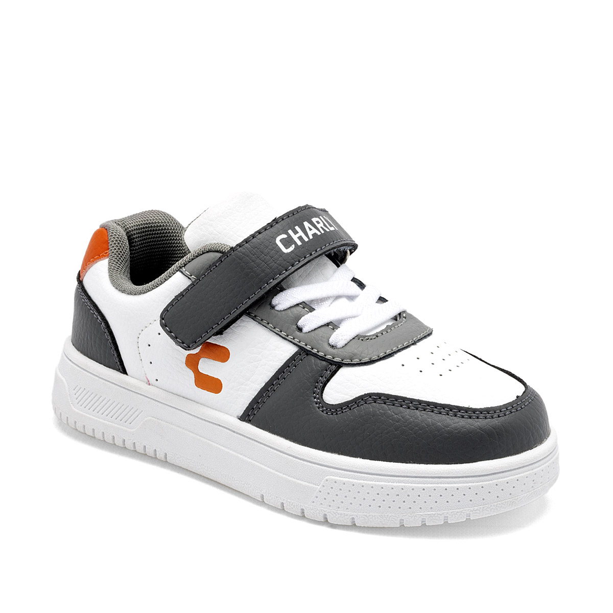Charly Tenis Urbano Para Niño Blanco Gris