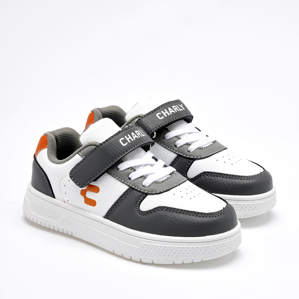 Foto 2 | Charly Tenis Urbano Para Niño Blanco Gris