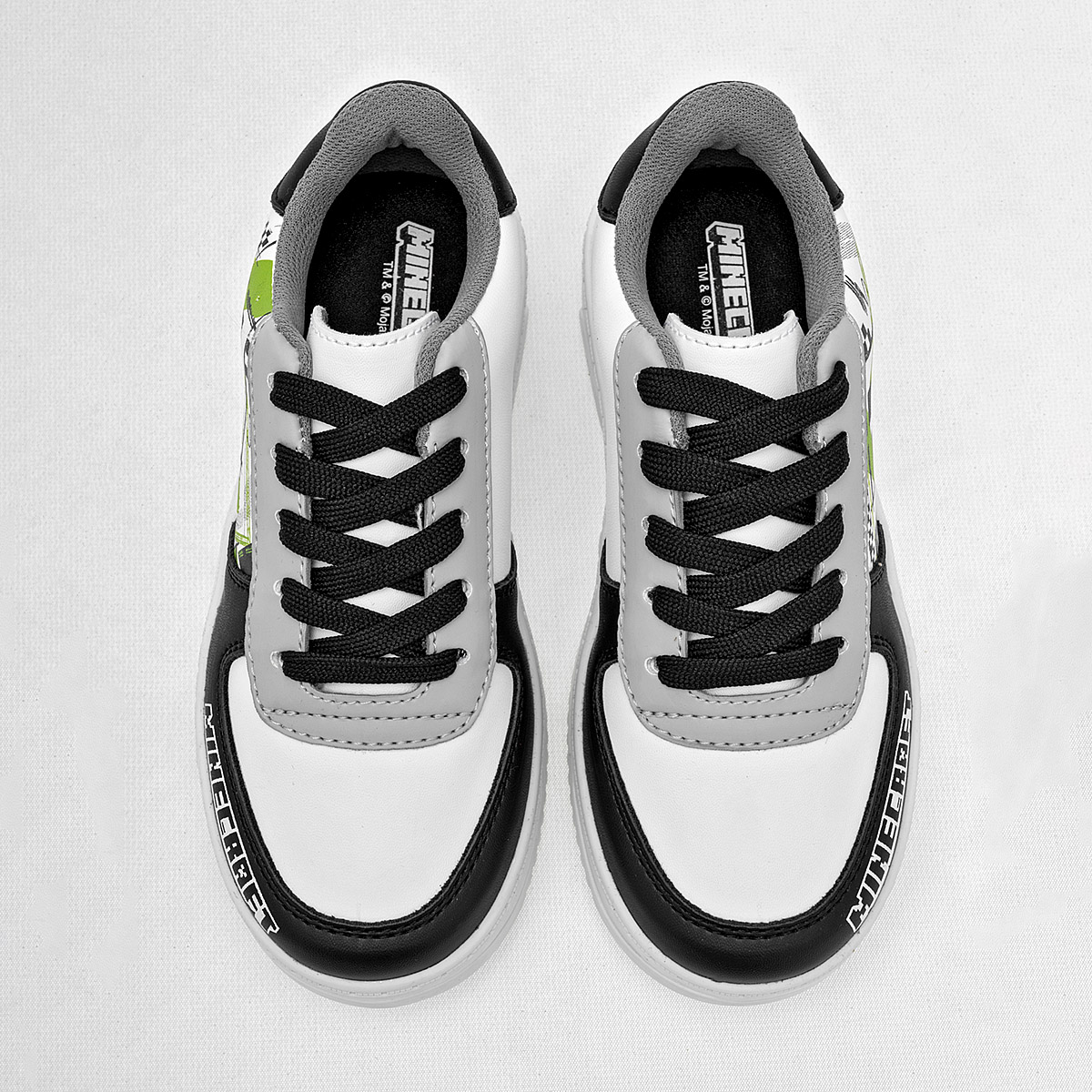 Foto 4 pulgar | Licencias Yuyin Tenis Urbano Para Niño Blanco Negro Gris