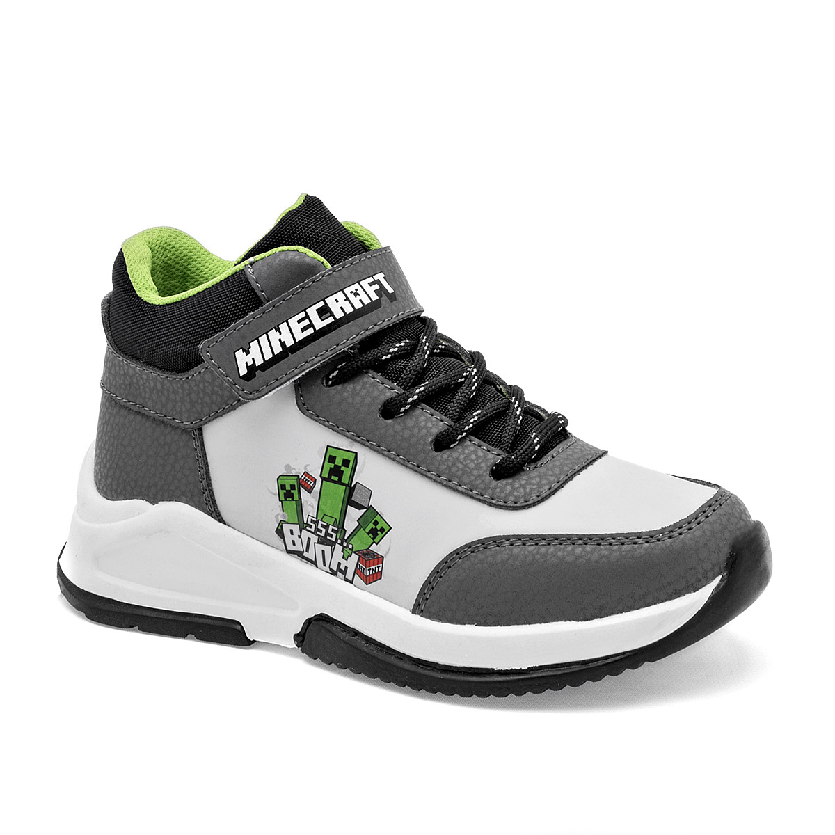 Licencias Yuyin Tenis Urbano Para Niño Gris Blanco Negro