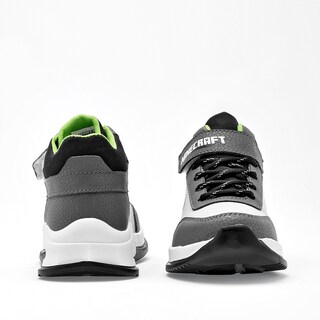 Foto 3 | Licencias Yuyin Tenis Urbano Para Niño Gris Blanco Negro