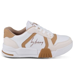 Foto 2 | Tenis Sneaker Dominiq 2471 Color Blanco/latte Para Adolescente