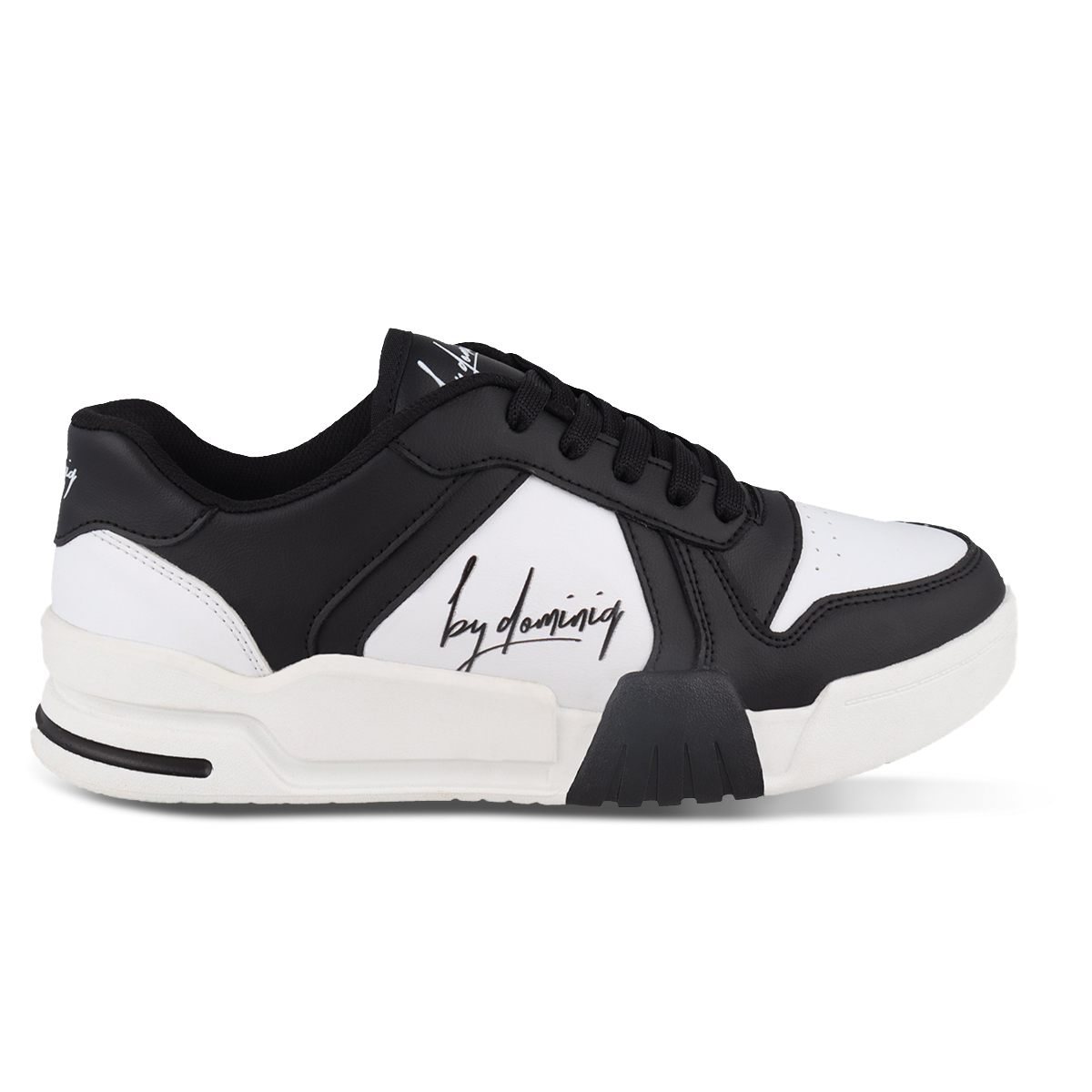 Foto 3 pulgar | Tenis Sneaker Dominiq 2471 Color Blanco/negro Para Adolescente