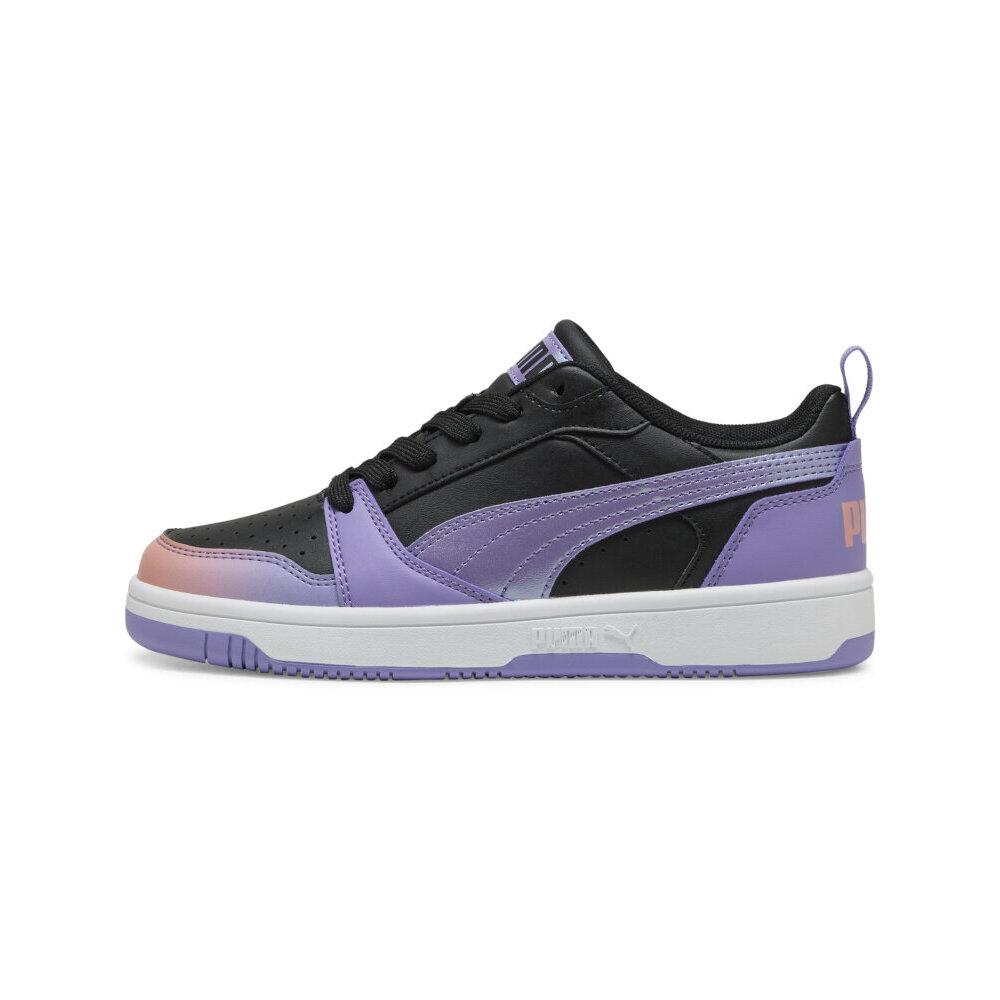 Foto 4 pulgar | Tenis Puma Rebound V6 Lo Blurry Dream Jr Para Niña Negro