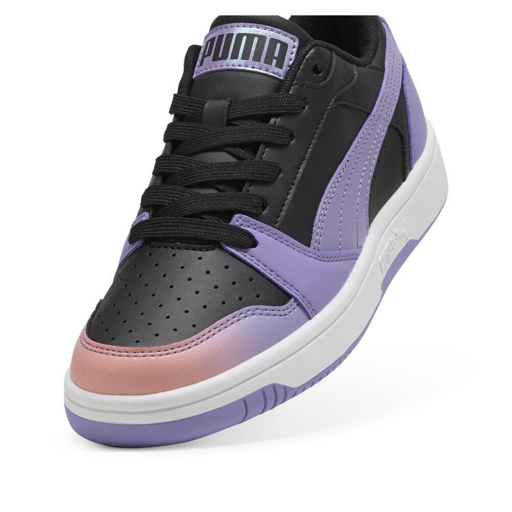 Foto 6 | Tenis Puma Rebound V6 Lo Blurry Dream Jr Para Niña Negro