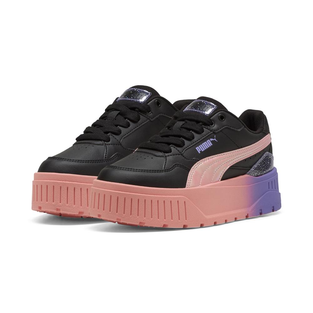 Foto 4 pulgar | Tenis Puma Karmen Ii Idol Blurry Dreams Jr Para Niña Negro