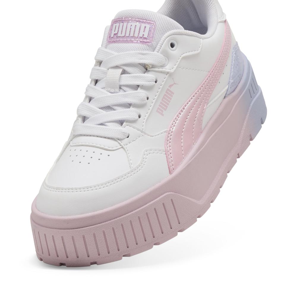 Foto 4 | Tenis Puma Karmen Ii Idol Blurry Dreams Jr Para Niña Blanco