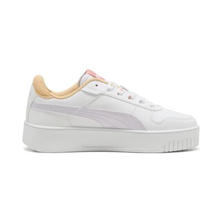 Foto 2 | Tenis Puma Carina Street Lacely Jr Para Niña Blanco