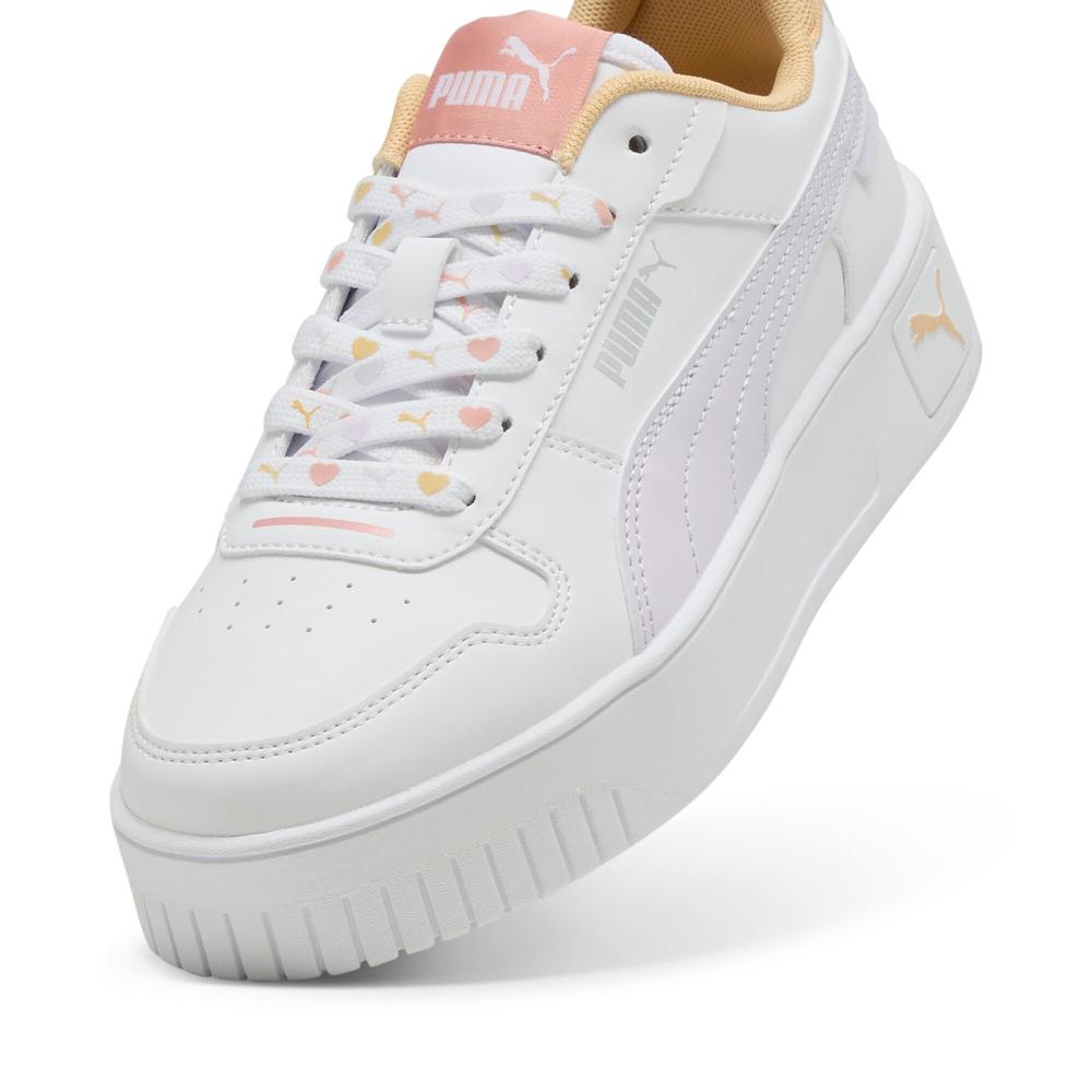 Foto 5 pulgar | Tenis Puma Carina Street Lacely Jr Para Niña Blanco