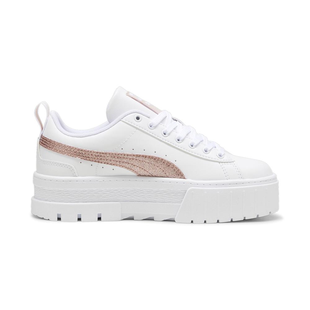 Foto 2 | Tenis Puma Mayze Glitter Jr Para Niña Blanco