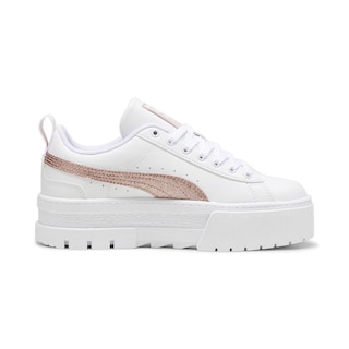 Foto 2 | Tenis Puma Mayze Glitter Jr Para Niña Blanco