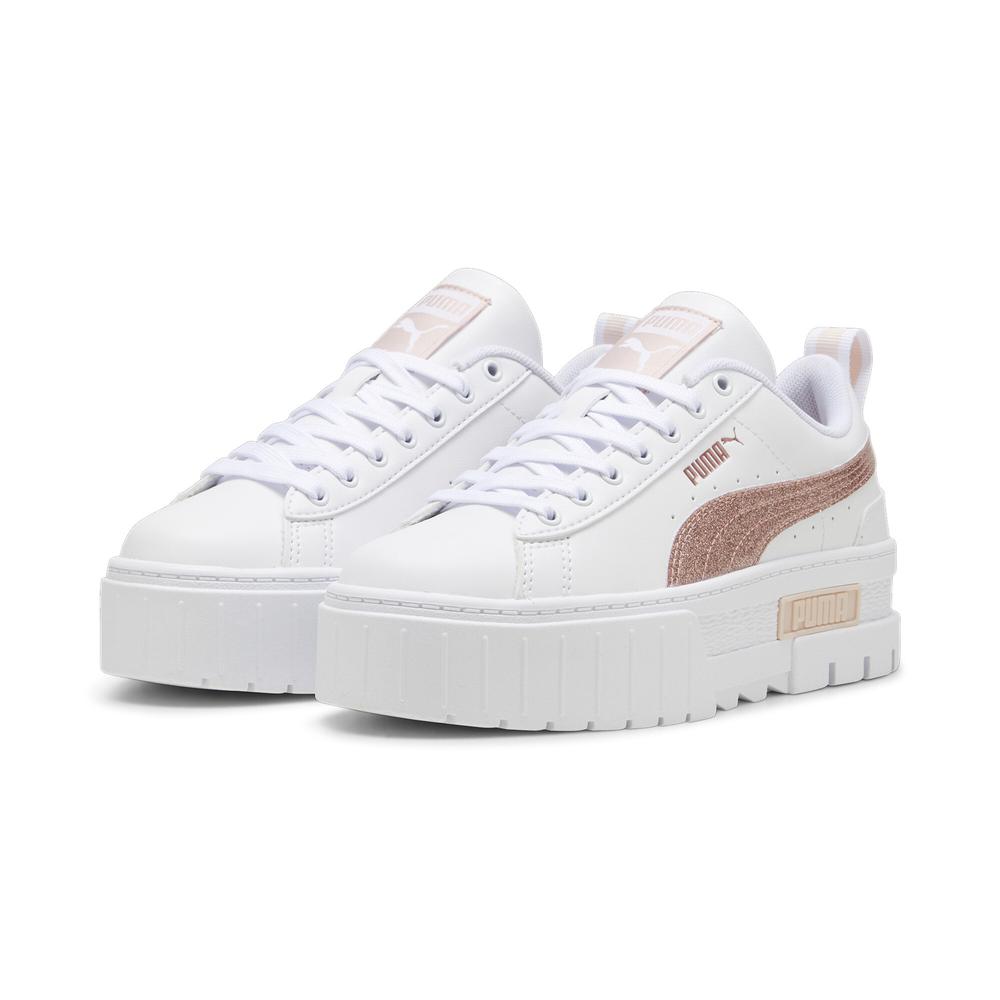 Foto 4 pulgar | Tenis Puma Mayze Glitter Jr Para Niña Blanco