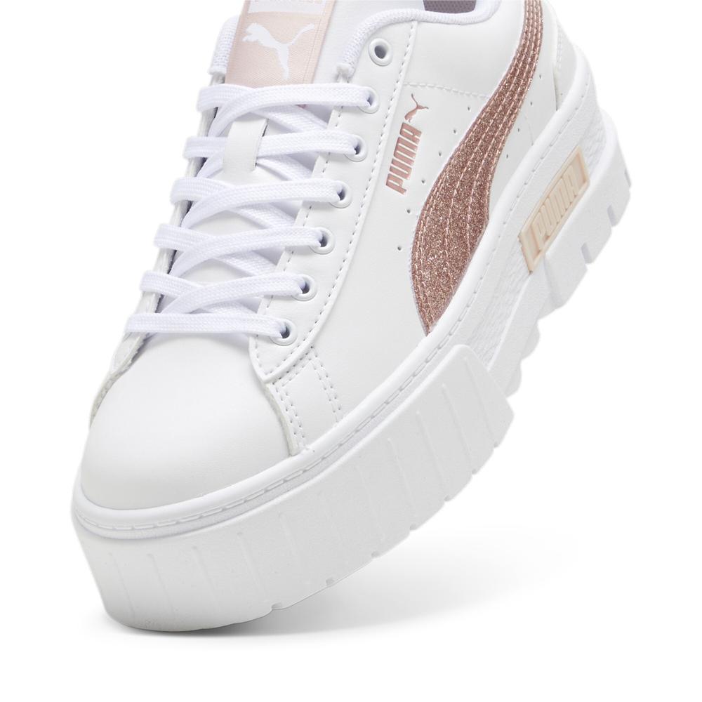 Foto 5 pulgar | Tenis Puma Mayze Glitter Jr Para Niña Blanco