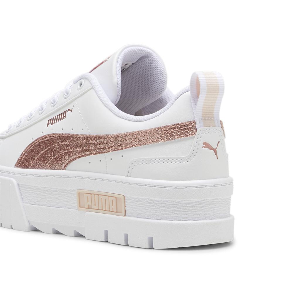 Foto 6 pulgar | Tenis Puma Mayze Glitter Jr Para Niña Blanco