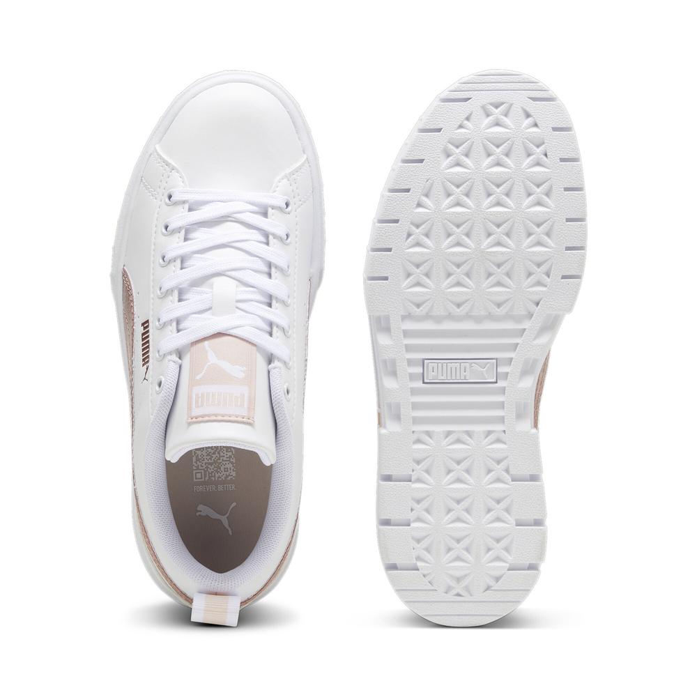 Foto 7 pulgar | Tenis Puma Mayze Glitter Jr Para Niña Blanco
