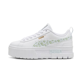 Foto 1 | Tenis Puma Mayze Wild Jr Para Niña Blanco