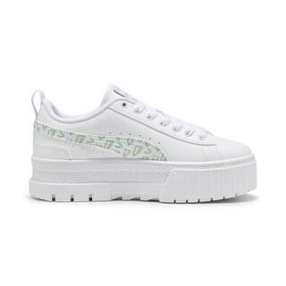 Foto 2 | Tenis Puma Mayze Wild Jr Para Niña Blanco