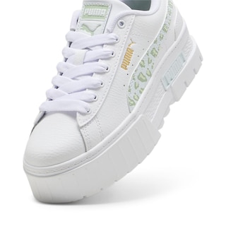 Foto 4 | Tenis Puma Mayze Wild Jr Para Niña Blanco