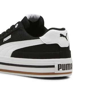 Foto 5 | Tenis Puma Court Classic Vulc Formstrip Jr Para Niña Negro
