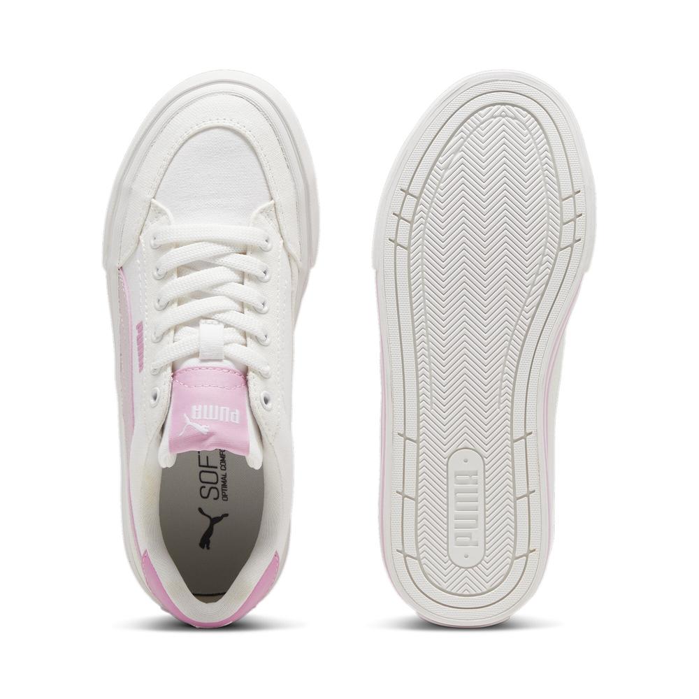 Foto 7 pulgar | Tenis Puma Court Classic Vulc Formstrip Jr Para Niña Blanco