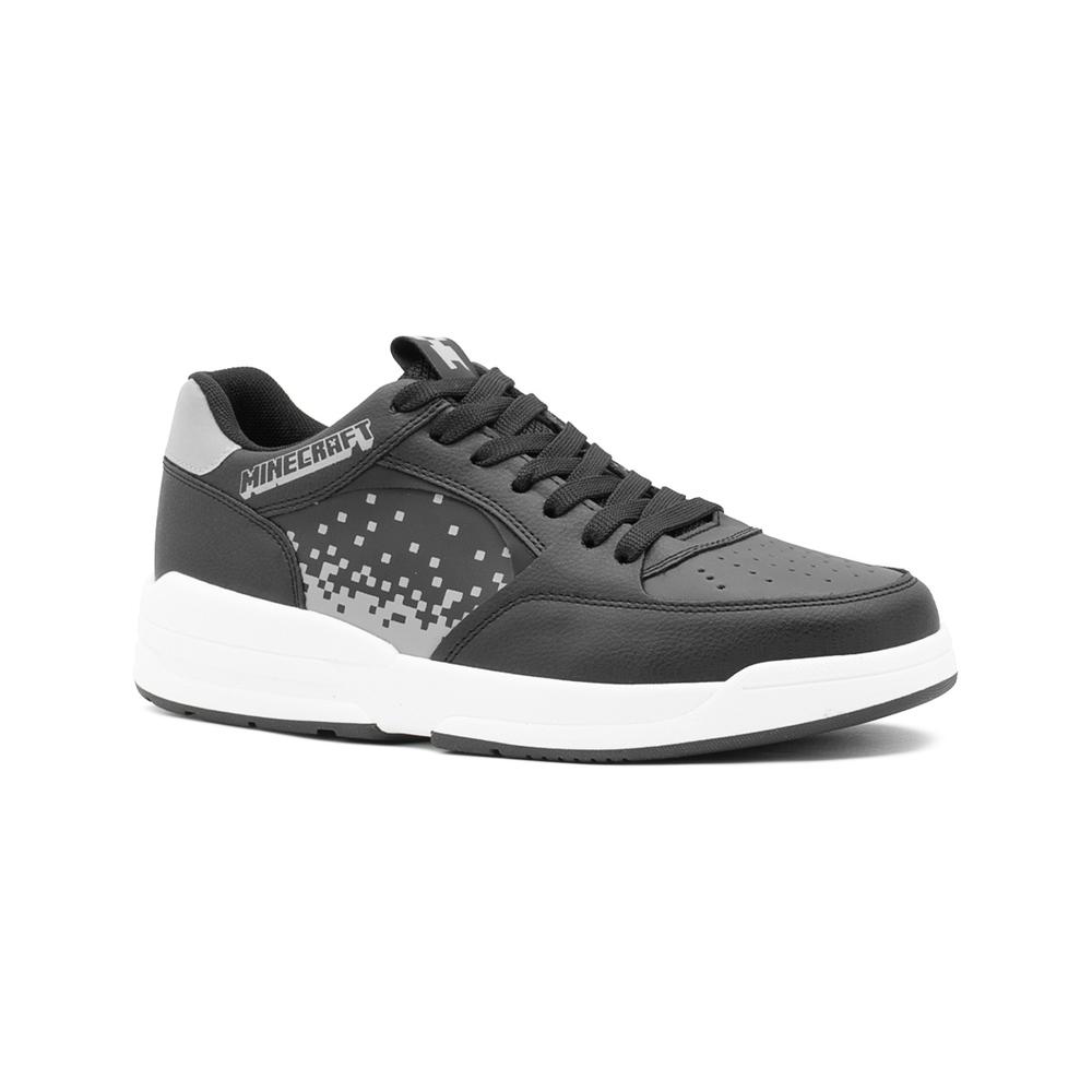 Foto 2 pulgar | Tenis Urbano Moda Minercraft Creeper Pixelado Comodo Negro Negro