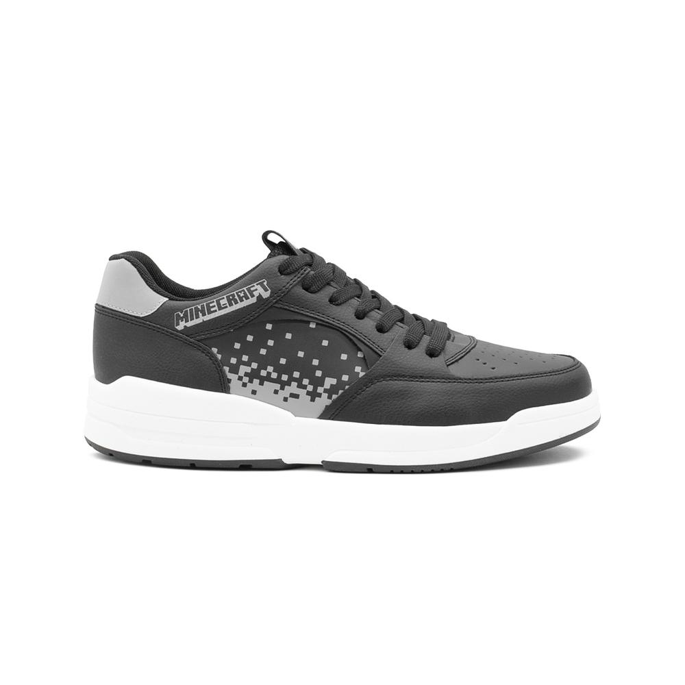 Foto 4 pulgar | Tenis Urbano Moda Minercraft Creeper Pixelado Comodo Negro Negro