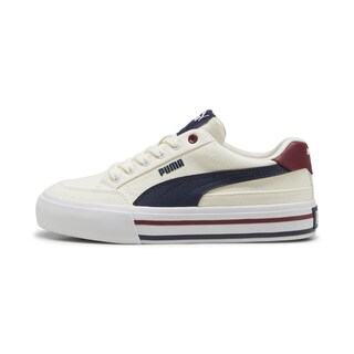 Foto 1 | Tenis Puma Court Classic Vulc Formstrip Jr Para Niña Beige