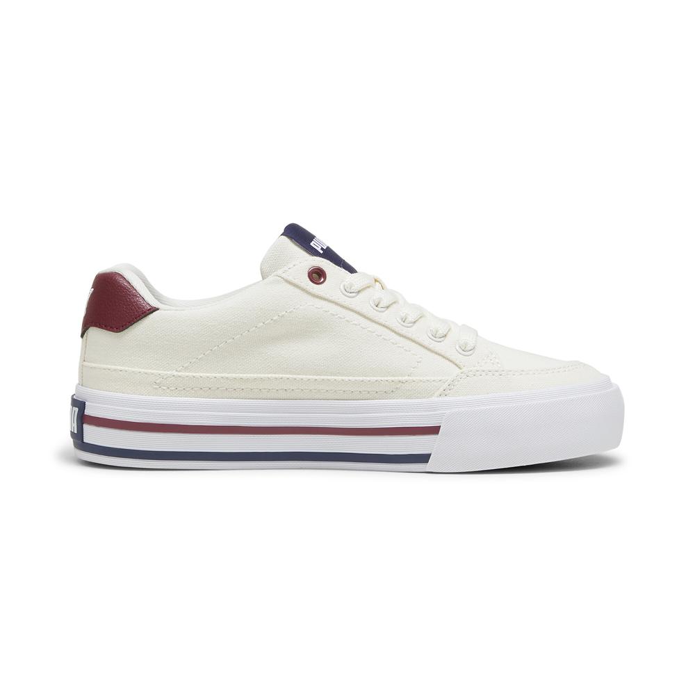 Foto 3 pulgar | Tenis Puma Court Classic Vulc Formstrip Jr Para Niña Beige