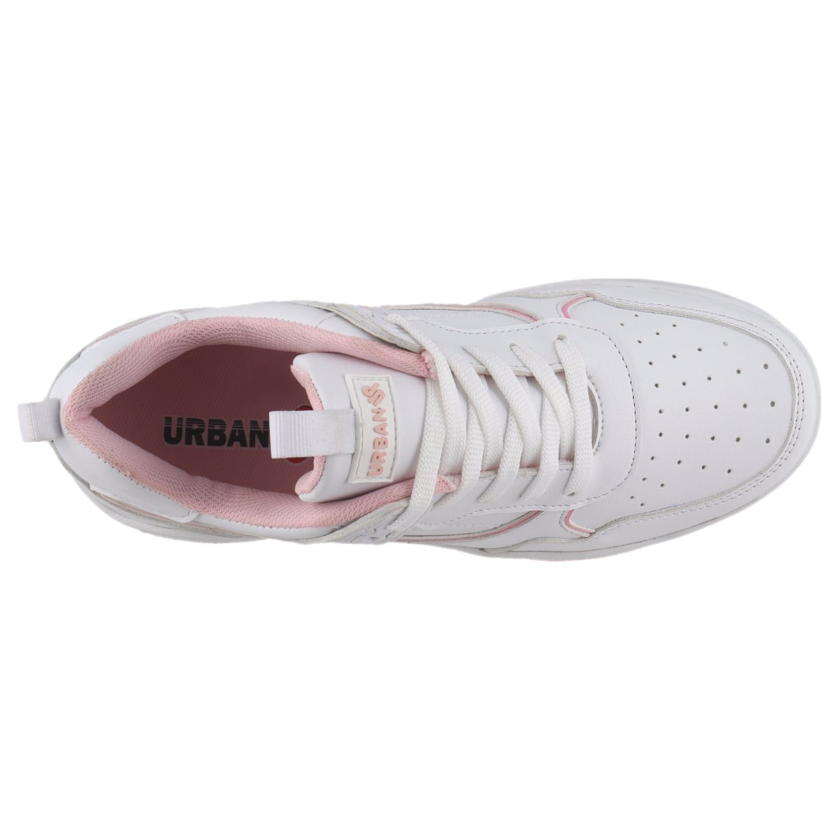Foto 5 pulgar | Tenis Urban Up 5241  Blancos Moda Juvenil Unisex