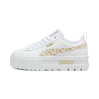 Foto 1 | Tenis Puma Mayze Wild Jr Para Niña Dorado