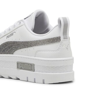 Foto 5 | Tenis Puma Mayze Glitter Jr Para Niña Plateado