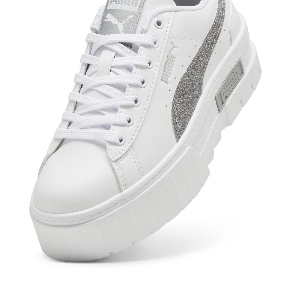 Foto 7 pulgar | Tenis Puma Mayze Glitter Jr Para Niña Plateado