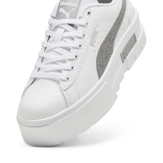 Foto 6 | Tenis Puma Mayze Glitter Jr Para Niña Plateado